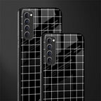 classic grid dark edition glass case for oppo reno 4 pro image-2