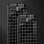 classic grid dark edition glass case for oppo f17 image-2
