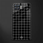 classic grid dark edition glass case for oppo f17 image