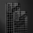 classic grid dark edition glass case for samsung galaxy s20 fe image-2