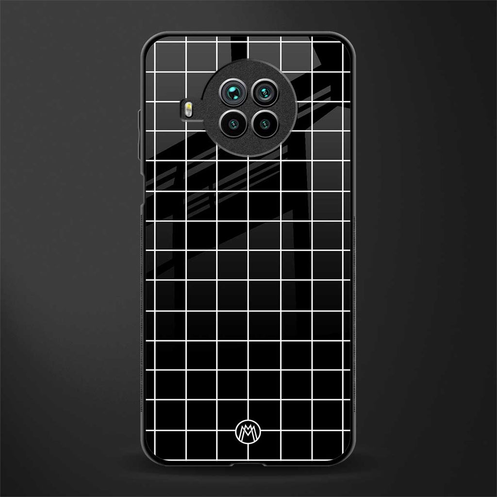 classic grid dark edition glass case for mi 10i image