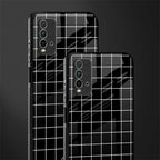 classic grid dark edition glass case for redmi 9 power image-2