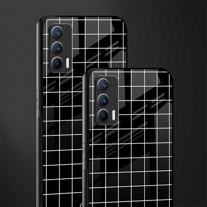 classic grid dark edition glass case for realme x7 image-2