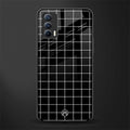 classic grid dark edition glass case for realme x7 image