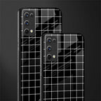 classic grid dark edition glass case for realme x7 pro image-2