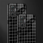 classic grid dark edition glass case for redmi note 10 pro image-2