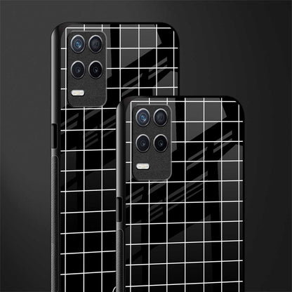 classic grid dark edition glass case for realme narzo 30 5g image-2