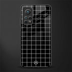 classic grid dark edition glass case for mi 10t 5g image