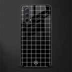 classic grid dark edition glass case for oneplus nord ce 5g image