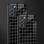 classic grid dark edition glass case for oppo reno6 pro 5g image-2
