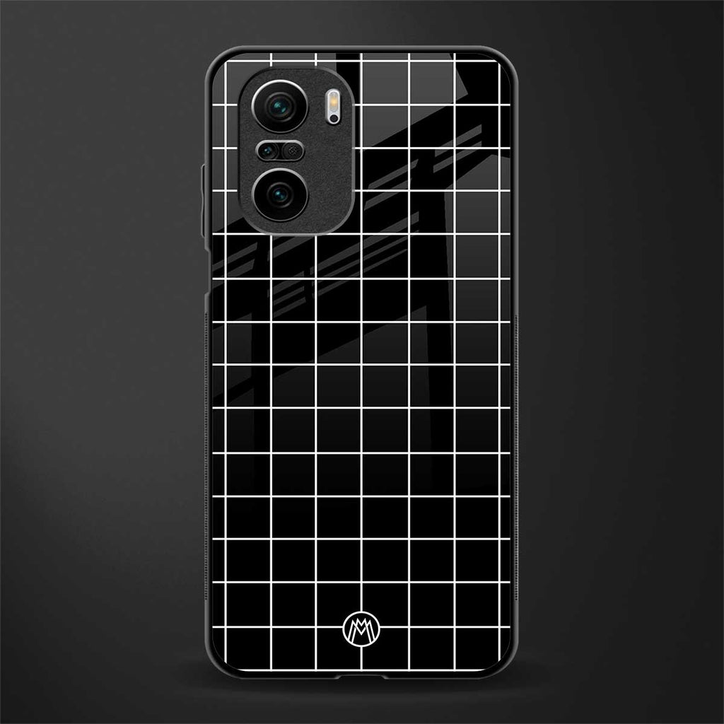 classic grid dark edition glass case for mi 11x 5g image