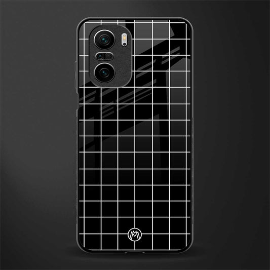 classic grid dark edition glass case for mi 11x 5g image