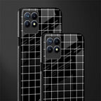 classic grid dark edition glass case for realme narzo 50 image-2