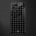 classic grid dark edition glass case for realme 8i image