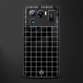 classic grid dark edition glass case for mi 11 ultra 5g image