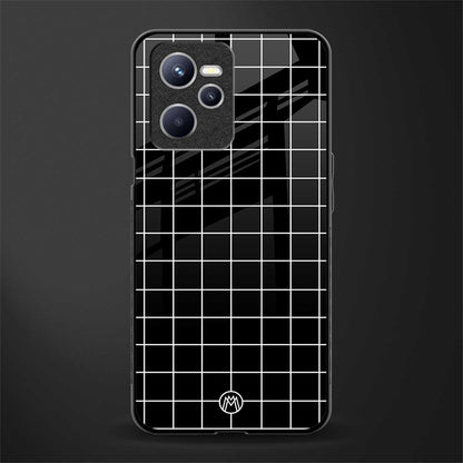 classic grid dark edition glass case for realme c35 image