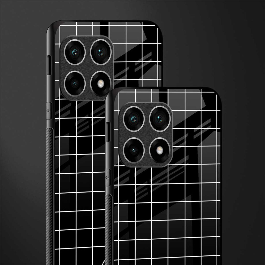 classic grid dark edition glass case for oneplus 10 pro 5g image-2