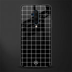 classic grid dark edition glass case for oneplus 7t pro image