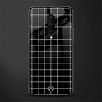 classic grid dark edition glass case for oneplus 7 pro image