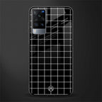 classic grid dark edition glass case for vivo x60 image