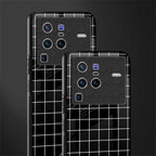 classic grid dark edition glass case for vivo x80 pro 5g image-2