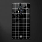 classic grid dark edition glass case for oneplus 8 pro image