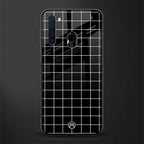 classic grid dark edition glass case for samsung a21 image