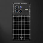 classic grid dark edition glass case for vivo x80 image