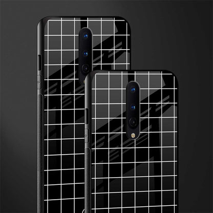 classic grid dark edition glass case for oneplus 8 image-2
