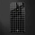 classic grid dark edition glass case for oneplus 6 image