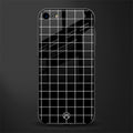 classic grid dark edition glass case for iphone se 2020 image