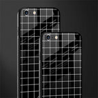 classic grid dark edition glass case for iphone 6 plus image-2