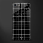 classic grid dark edition glass case for iphone 6 plus image
