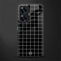 classic grid dark edition back phone cover | glass case for realme c55