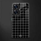 classic grid dark edition back phone cover | glass case for realme c55