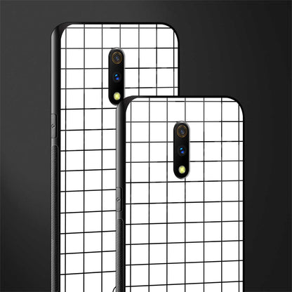 classic grid light edition glass case for oppo k3 image-2