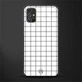 classic grid light edition glass case for samsung galaxy m51 image
