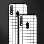 classic grid light edition glass case for vivo u20 image-2