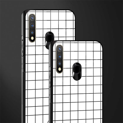 classic grid light edition glass case for vivo y19 image-2