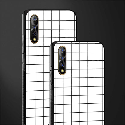 classic grid light edition glass case for vivo s1 image-2