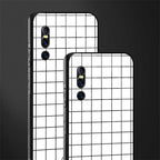 classic grid light edition glass case for vivo v15 pro image-2