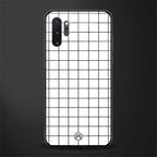 classic grid light edition glass case for samsung galaxy note 10 plus image