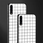 classic grid light edition glass case for samsung galaxy a70 image-2
