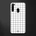 classic grid light edition glass case for redmi note 8 image