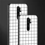 classic grid light edition glass case for redmi note 8 pro image-2