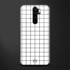 classic grid light edition glass case for redmi note 8 pro image