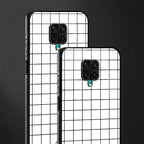 classic grid light edition glass case for redmi note 9 pro image-2