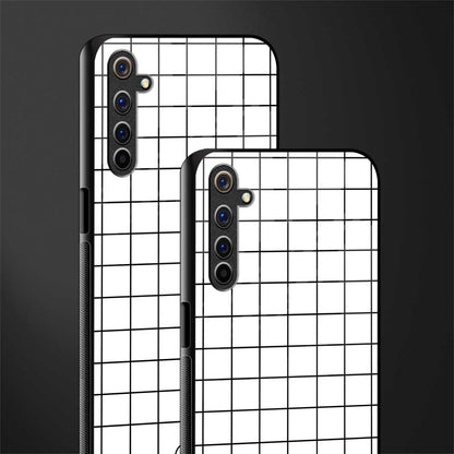 classic grid light edition glass case for realme 6 pro image-2