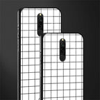 classic grid light edition glass case for redmi 8 image-2