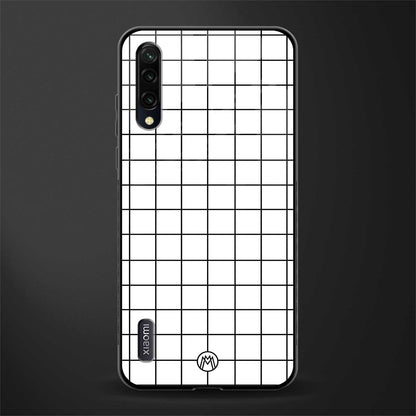 classic grid light edition glass case for mi a3 redmi a3 image